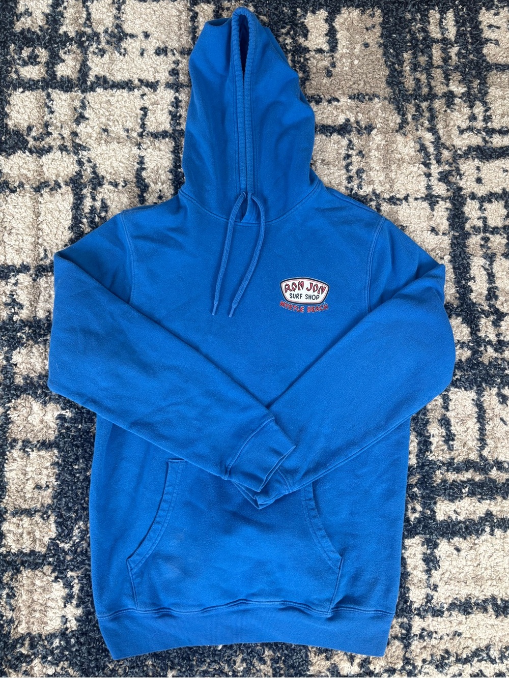 Ron Jon Surf Shop Hoodie – Blue – Size Medium – Good Condition